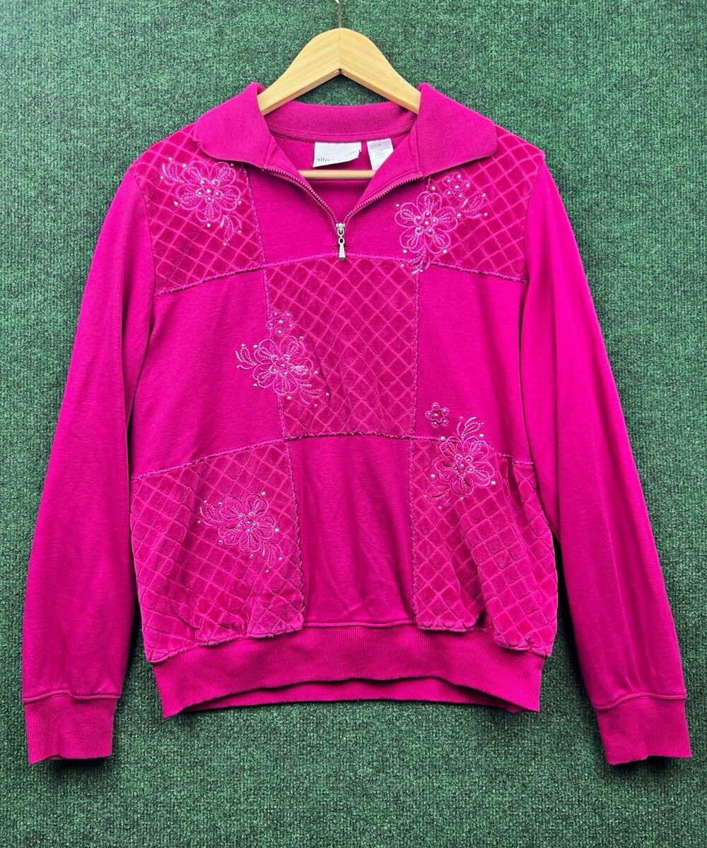 Alfred Dunner Women’s Sweatshirt Embroidered